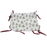 Dekorativ kurv Home ESPRIT Hvid R�d Gr�n Beige Tr� Jul 30 x 30 x 8 cm #3