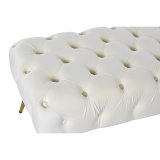 Stol Home ESPRIT Fldefarvet Gylden Polyester Metal 103 x 46 x 42 cm #2