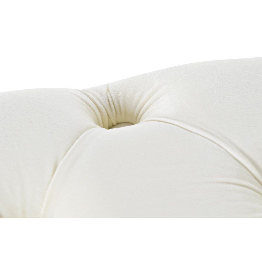 Stol Home ESPRIT Fldefarvet Gylden Polyester Metal 103 x 46 x 42 cm #4