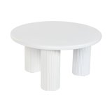 Sofabord Home ESPRIT Hvid 75 x 75 x 40 cm #1
