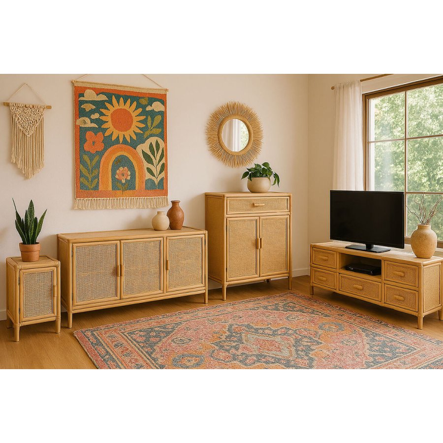 Sofabord Home ESPRIT Lys brun #1