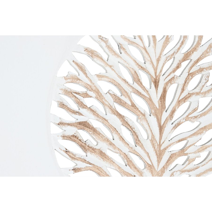 Sammenfoldelig skrm Home ESPRIT Hvid Natur Mangotr Tr MDF 153 X 2,3 X 182 CM #3