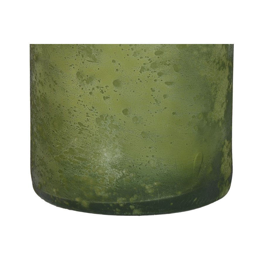 Vase Home ESPRIT Grn Genbrugsglas ldet overflade 18 x 18 x 75 cm #4