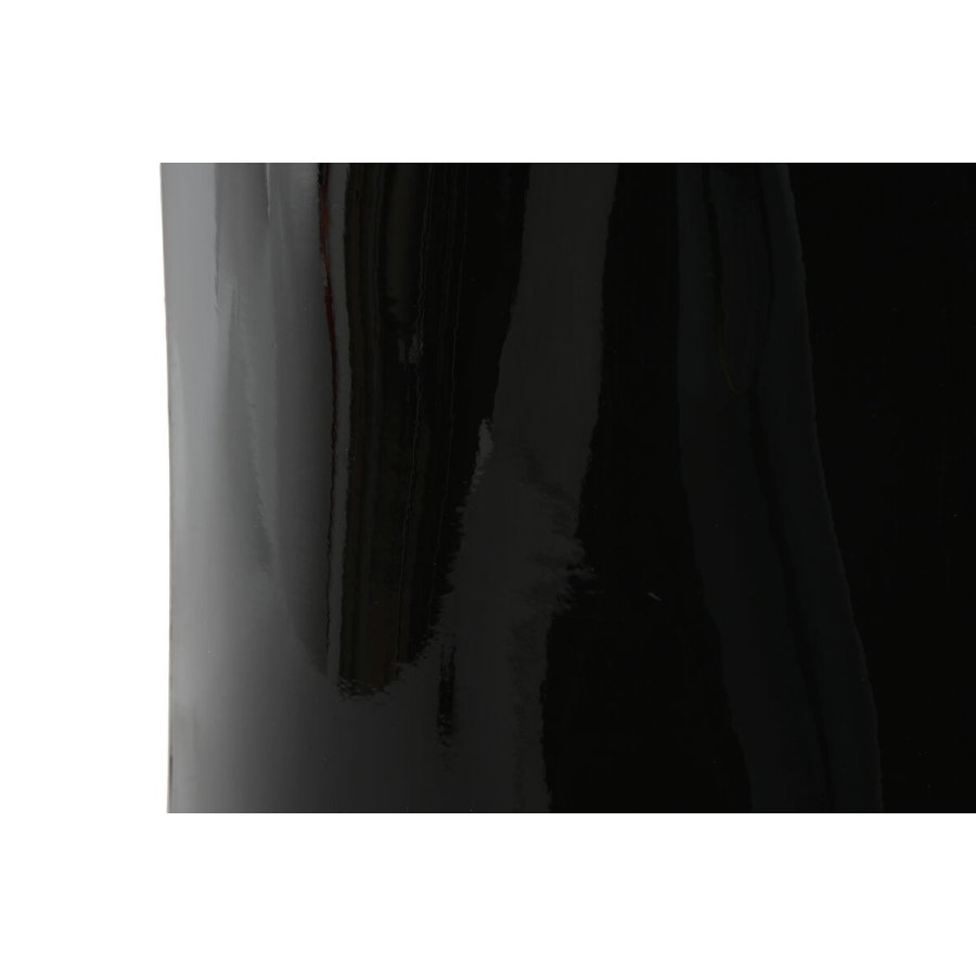 Vase Home ESPRIT Sort Genbrugsglas 22 x 22 x 51 cm #4