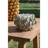 Borddekoration Home ESPRIT Hvid Grn Beige Stentj 30 x 30 x 19 cm #2