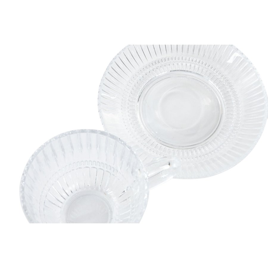 Dele kaffekops�t Home ESPRIT Gennemsigtig 240 ml #3