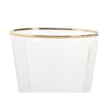 Glass�t Home ESPRIT Gennemsigtig Gylden Krystal Med relief 350 ml (6 enheder) #2