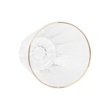 Glass�t Home ESPRIT Gennemsigtig Gylden Krystal Med relief 350 ml (6 enheder) #3