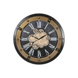 Vgur Home ESPRIT Sort Gylden Jern 80 X 8,5 X 80 cm #1