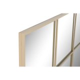 Vgspejl Home ESPRIT Beige Vindue Scandi 122 x 2 x 122 cm #1