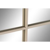 Vgspejl Home ESPRIT Beige Vindue Scandi 122 x 2 x 122 cm #2