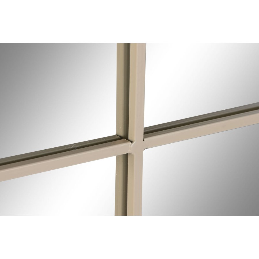 Vgspejl Home ESPRIT Beige Vindue Scandi 122 x 2 x 122 cm #2