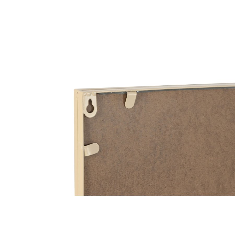 Vgspejl Home ESPRIT Beige Vindue Scandi 122 x 2 x 122 cm #3