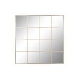 Vgspejl Home ESPRIT Beige Vindue Scandi 122 x 2 x 122 cm #4
