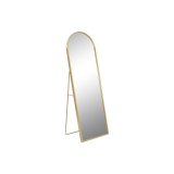 Fritstende spejl Home ESPRIT Gylden Krystal Jern 50 x 4 x 150 cm #5