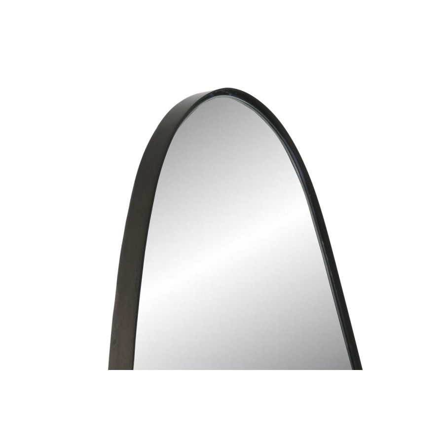 Fritstende spejl Home ESPRIT Sort Krystal Jern 55 X 48 X 165 CM #2