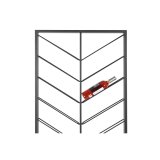 Flaskereol Home ESPRIT Sort 70 X 6 X 160 CM #3