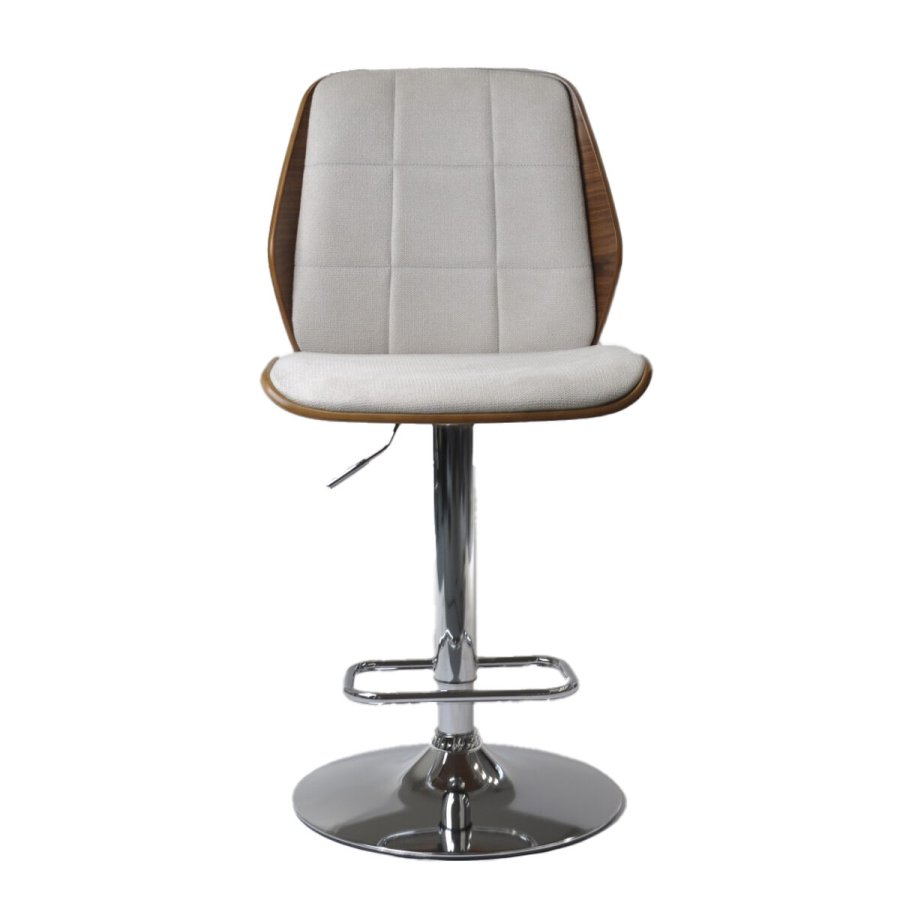 Taburet Home ESPRIT Brun Beige Slvfarvet Valnd 50 x 52 x 121 cm #2