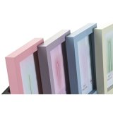 Fotoramme Home ESPRIT Bl Grn Krystal Tr MDF Urban (4 enheder) #2