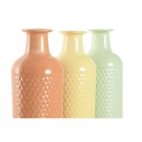 Vase Home ESPRIT Grn Beige Terrakotta Dolomite 13 x 13 x 41 cm (3 enheder) #2