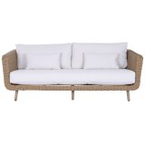 Havesofa Home ESPRIT Hvid Natur 188 X 89 X 65 CM #2