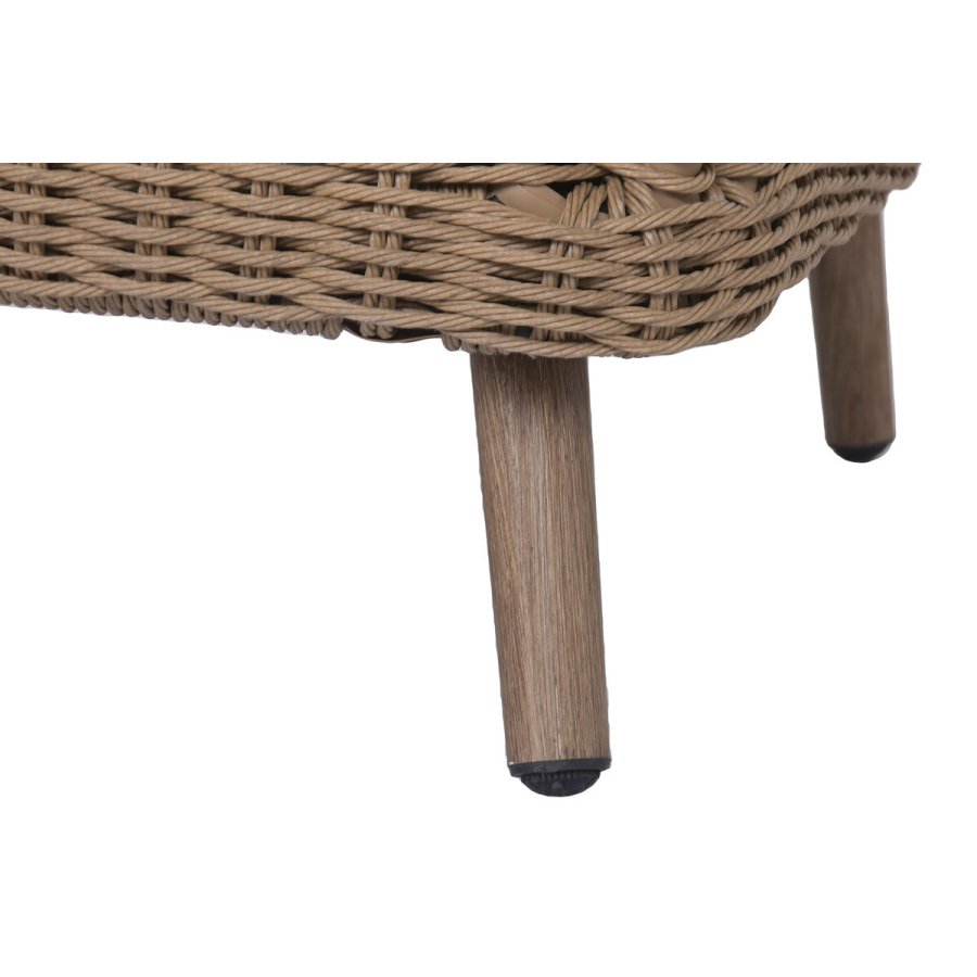 Havesofa Home ESPRIT Hvid Natur 188 X 89 X 65 CM #4