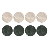 Varmebrikker Home ESPRIT Gr�n Beige Marmor 10 x 10 x 5 cm (2 enheder) (4 enheder) #4