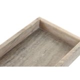 Snack bakke Home ESPRIT Beige Moderne 30 X 15 X 3,8 CM 30,5 X 15,5 X 4 CM #2