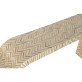 S�t med 3 borde Home ESPRIT Hvid Brun 120 x 30 x 70 cm (3 Dele) #2