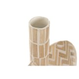 St med 2 Vaser Home ESPRIT Hvid Brun Harpiks Bambus Natur Tropisk 47 X 13 X 52 CM (2 Dele) #3