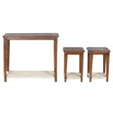 St med 3 borde Home ESPRIT Brun 95 x 40 x 81 cm (3 Dele) #6