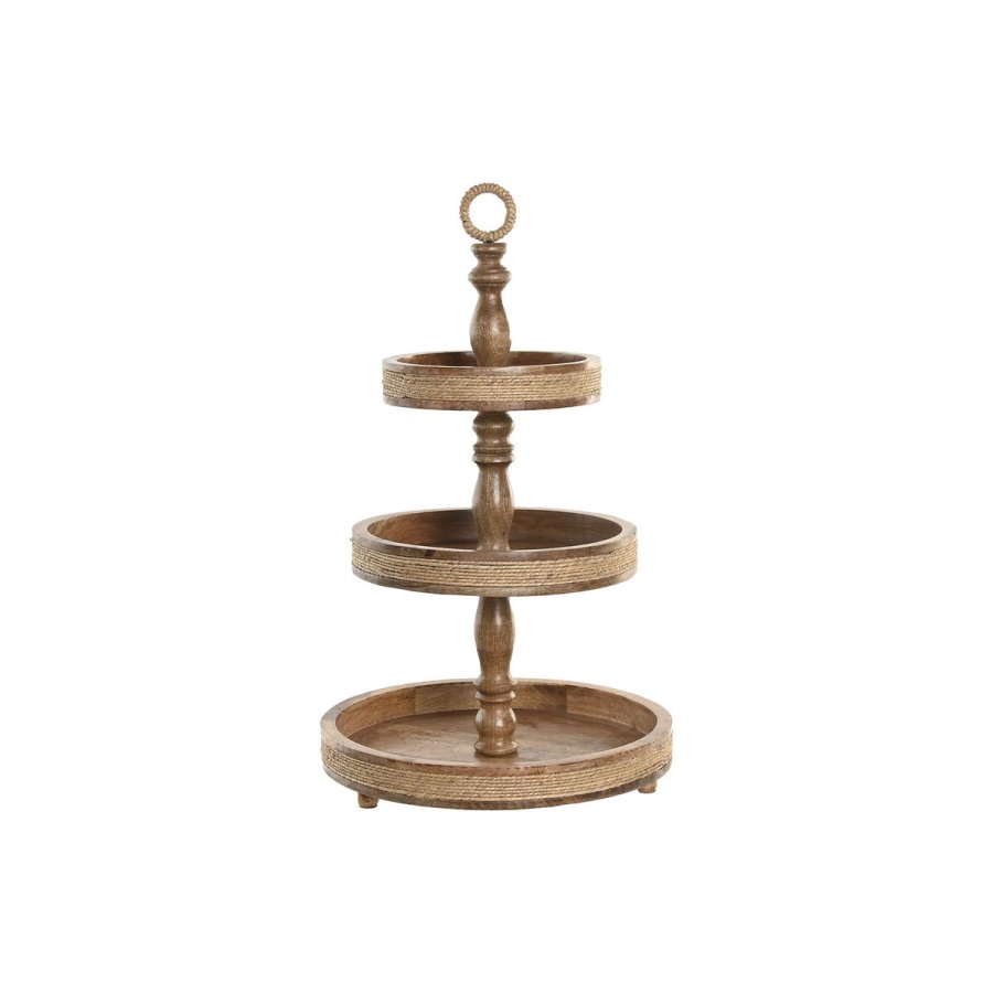 Borddekoration Home ESPRIT Brun Tov Mangotr 38 x 38 x 63 cm #1