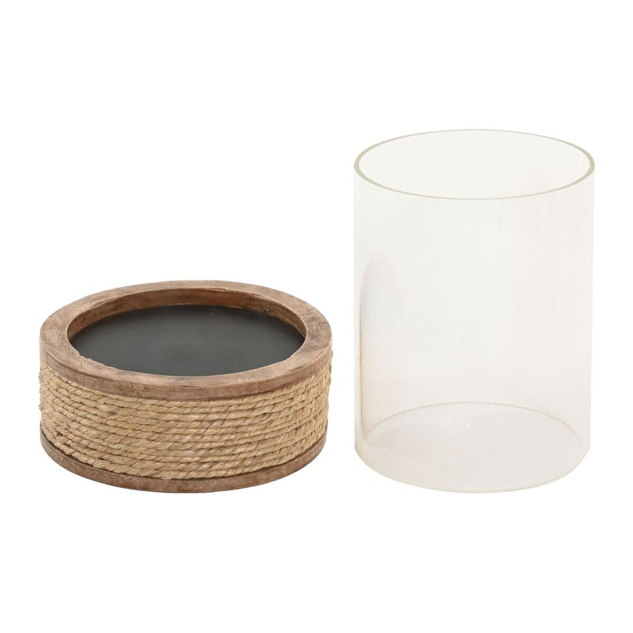 Lyseholder Home ESPRIT Brun Natur Krystal Tov Mangotr #3