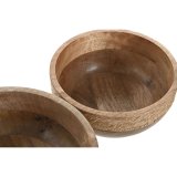 Borddekoration Home ESPRIT Brun Tov Mangotr 25 x 25 x 10 cm (2 enheder) #4