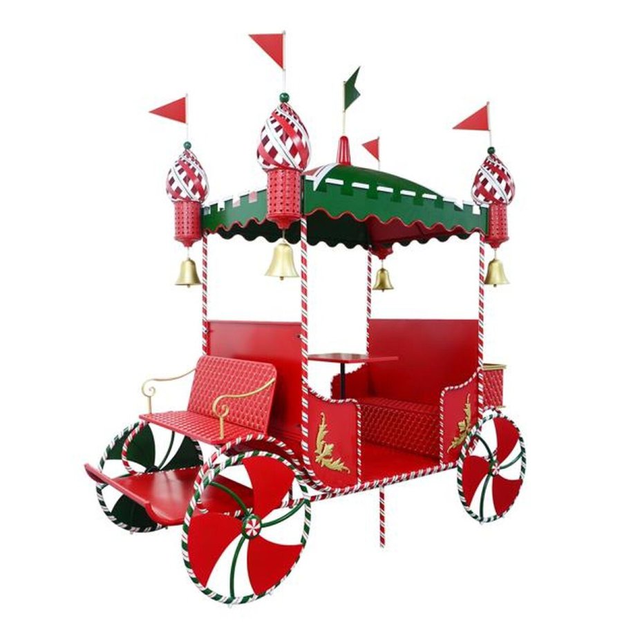 Julepynt Home ESPRIT Hvid R�d Gr�n Gylden 267 X 131 X 280 CM #1