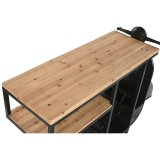 Flaskereol Home ESPRIT Sort Gylden 134 X 36 X 92 CM #3