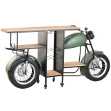 Flaskereol Home ESPRIT Brun Sort Mrk grn 188 X 59 X 99 CM #5