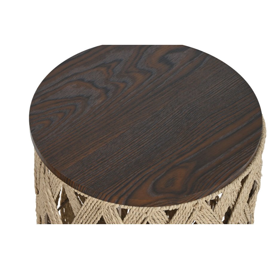 S�t med 3 borde Home ESPRIT Brun 40 x 40 x 45 cm (3 Dele) #2