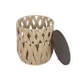 S�t med 3 borde Home ESPRIT Brun 40 x 40 x 45 cm (3 Dele) #4