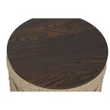 S�t med 3 borde Home ESPRIT Brun Gr�n 40 x 40 x 45 cm (3 Dele) #2