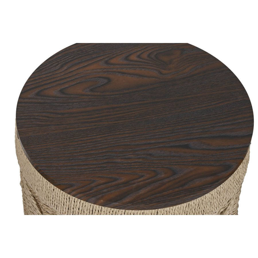 S�t med 3 borde Home ESPRIT Brun Gr�n 40 x 40 x 45 cm (3 Dele) #2