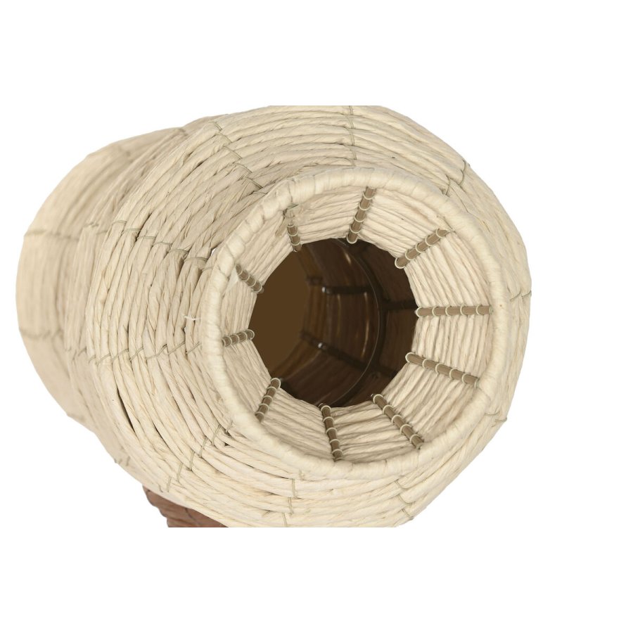 Vase Home ESPRIT Brun Natur Urban 20 x 20 x 70 cm (2 enheder) #3