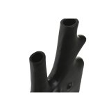 Vase Home ESPRIT Sort Aluminium Abstrakt Moderne 30 x 5 x 40 cm #3