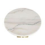 Sofabord Home ESPRIT Hvid Gylden 41 X 41 X 58 CM #3