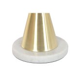 Sofabord Home ESPRIT Hvid Gylden 41 X 41 X 58 CM #5