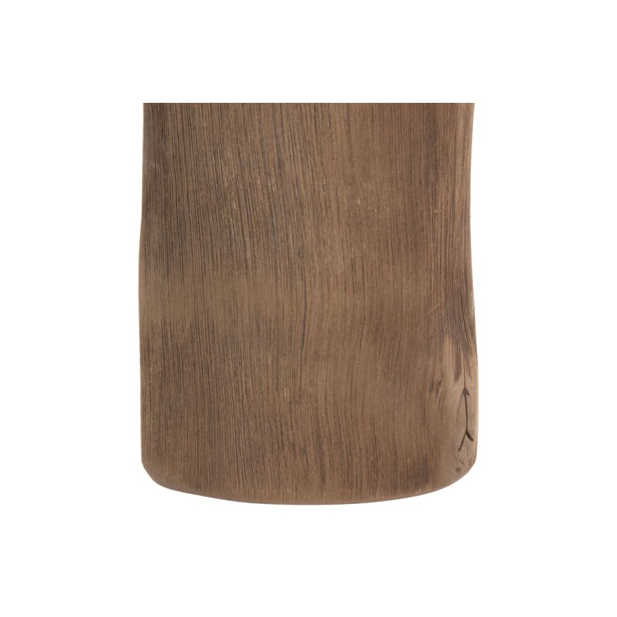 Set med d�kkeservietter Home ESPRIT Brun Sort Natur Jern Teak 8 x 8 x 30 cm (3 enheder) #4