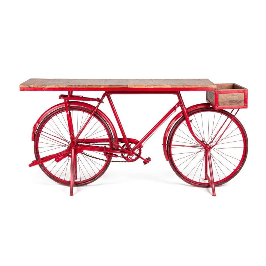 Konsol Home ESPRIT Brun Sort 195 x 40 x 91 cm #3