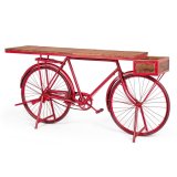 Konsol Home ESPRIT Brun Sort 195 x 40 x 91 cm #1