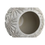 Vase Home ESPRIT Hvid Keramik Traditionel stil Blad af en plante 27 x 27 x 35 cm #3