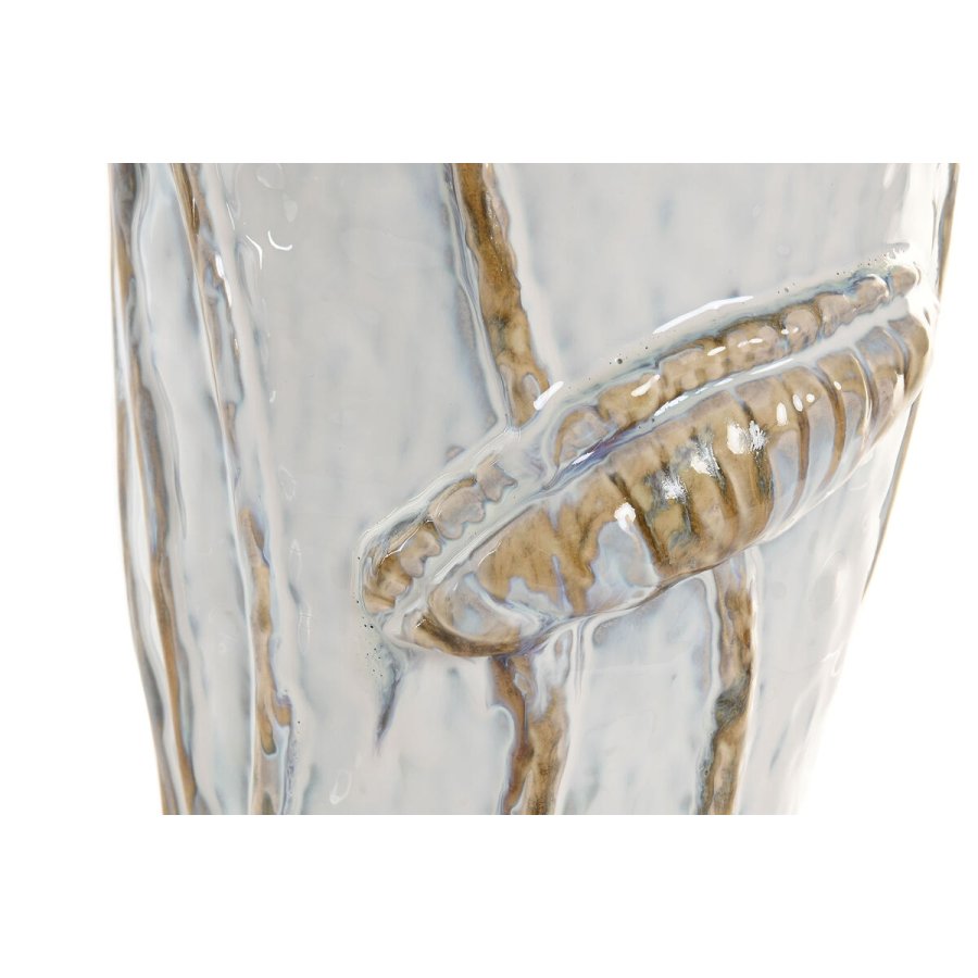 Vase Home ESPRIT Bl Hvid Keramik 27 x 27 x 35 cm #3